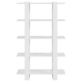 Book Cabinet/Room Divider White 100x30x160 cm
