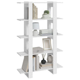 Book Cabinet/Room Divider White 100x30x160 cm - 45-Degree Angle