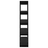 Book Cabinet/Room Divider Black 100x30x160 cm