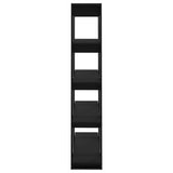 Book Cabinet/Room Divider Black 100x30x160 cm - Top-Down View