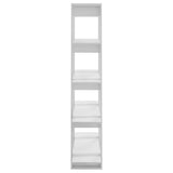 Book Cabinet/Room Divider High Gloss White 100x30x160 cm