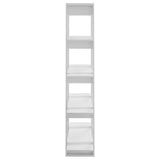 Book Cabinet/Room Divider High Gloss White 100x30x160 cm - Top-Down View