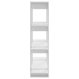 Book Cabinet/Room Divider White 100x30x123.5 cm - Top-Down View