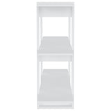 Book Cabinet/Room Divider White 100x30x87 cm