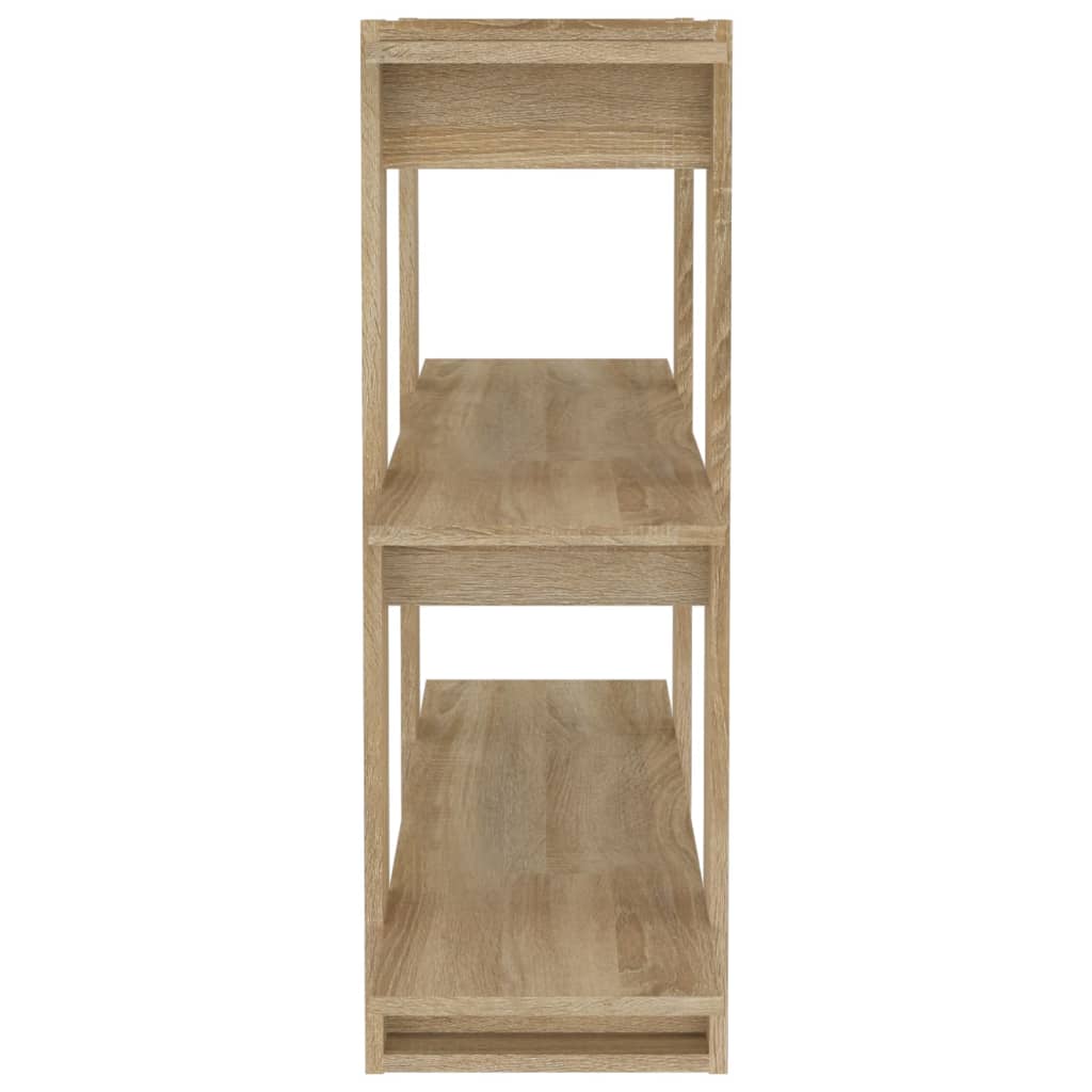 Book Cabinet/Room Divider Sonoma Oak 100x30x87 cm