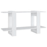 Book Cabinet White 100x30x51 cm Engineered Wood