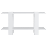 Book Cabinet White 100x30x51 cm Engineered Wood