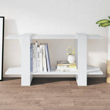 Book Cabinet White 100x30x51 cm Engineered Wood