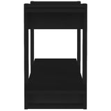 Book Cabinet Black 100x30x51 cm Engineered Wood - Top-Down View