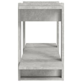 Book Cabinet Concrete Grey 100x30x51cm Engineered Wood - Top-Down View