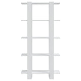 Book Cabinet/Room Divider White 80x30x160 cm Engineered Wood
