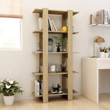 Book Cabinet/Room Divider Sonoma Oak 80x30x160 cm Engineered Wood - Side View