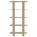 Book Cabinet/Room Divider Sonoma Oak 80x30x160 cm Engineered Wood - 45-Degree Angle