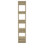 Book Cabinet/Room Divider Sonoma Oak 80x30x160 cm Engineered Wood
