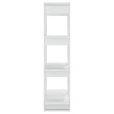 Book Cabinet/Room Divider White 80x30x123.5 cm