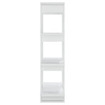Book Cabinet/Room Divider White 80x30x123.5 cm