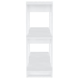 Book Cabinet/Room Divider White 80x30x87 cm