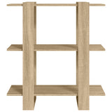 Book Cabinet/Room Divider Sonoma Oak 80x30x87cm - 45-Degree Angle