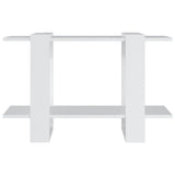 Book Cabinet/Room Divider White 80x30x51 cm - 45-Degree Angle