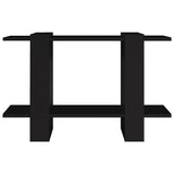 Book Cabinet/Room Divider Black 80x30x51 cm