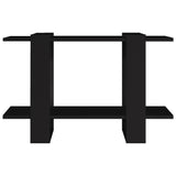 Book Cabinet/Room Divider Black 80x30x51 cm - 45-Degree Angle