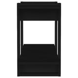 Book Cabinet/Room Divider Black 80x30x51 cm