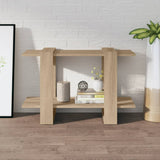 Book Cabinet/Room Divider Sonoma Oak 80x30x51 cm - Side View