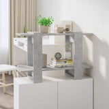 Book Cabinet/Room Divider Concrete Grey 80x30x51 cm
