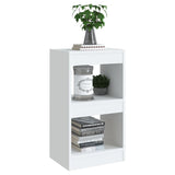 Book Cabinet/Room Divider White 40x30x72 cm - Rear View