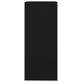 Book Cabinet/Room Divider Black 40x30x72 cm - Top-Down View