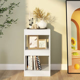 Book Cabinet/Room Divider High Gloss White 40x30x72 cm