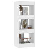 Book Cabinet/Room Divider White 40x30x103 cm Engineered Wood - Top-Down View