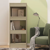 Book Cabinet/Room Divider Sonoma Oak 40x30x103 cm Engineered Wood - Side View