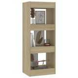 Book Cabinet/Room Divider Sonoma Oak 40x30x103 cm Engineered Wood - Top-Down View