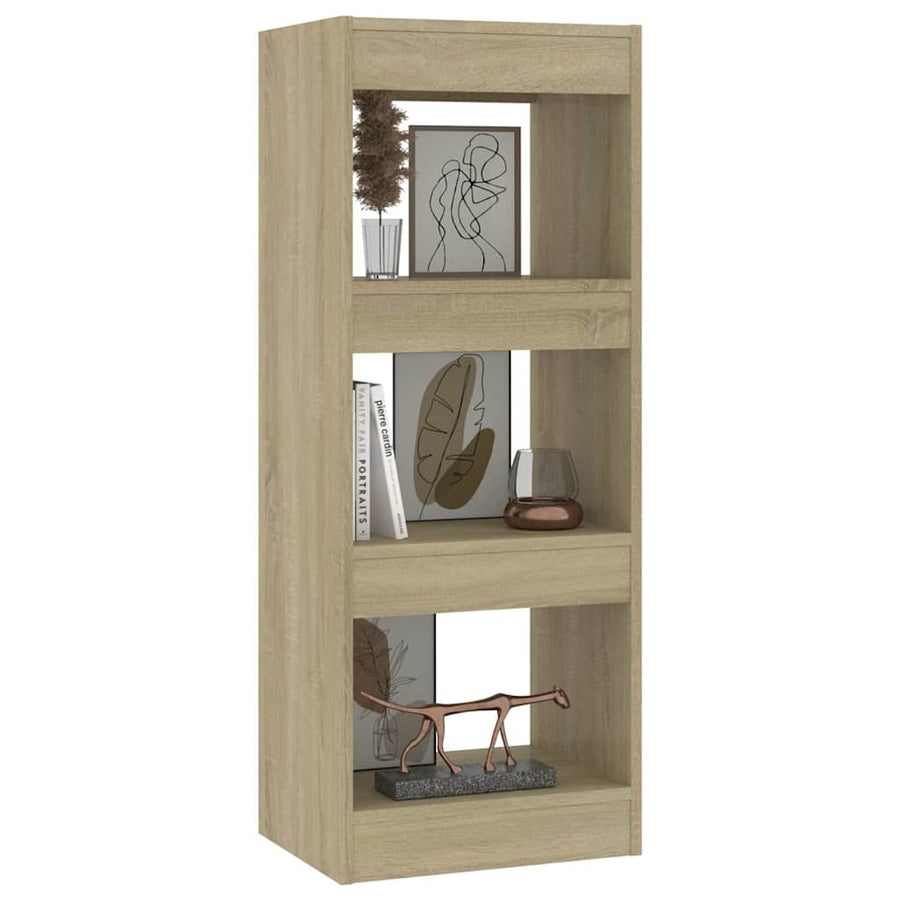 Book Cabinet/Room Divider Sonoma Oak 40x30x103 cm