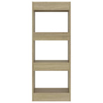 Book Cabinet/Room Divider Sonoma Oak 40x30x103 cm