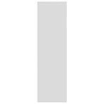 Book Cabinet/Room Divider High Gloss White 40x30x103 cm Engineered Wood
