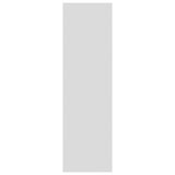 Book Cabinet/Room Divider High Gloss White 40x30x103 cm Engineered Wood - Rear View