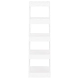 Book Cabinet/Room Divider White 40x30x135 cm