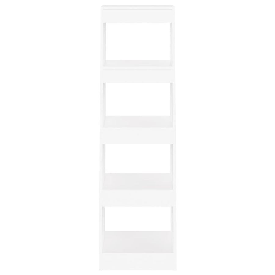 Book Cabinet/Room Divider White 40x30x135 cm