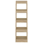 Book Cabinet/Room Divider Sonoma Oak 40x30x135 cm