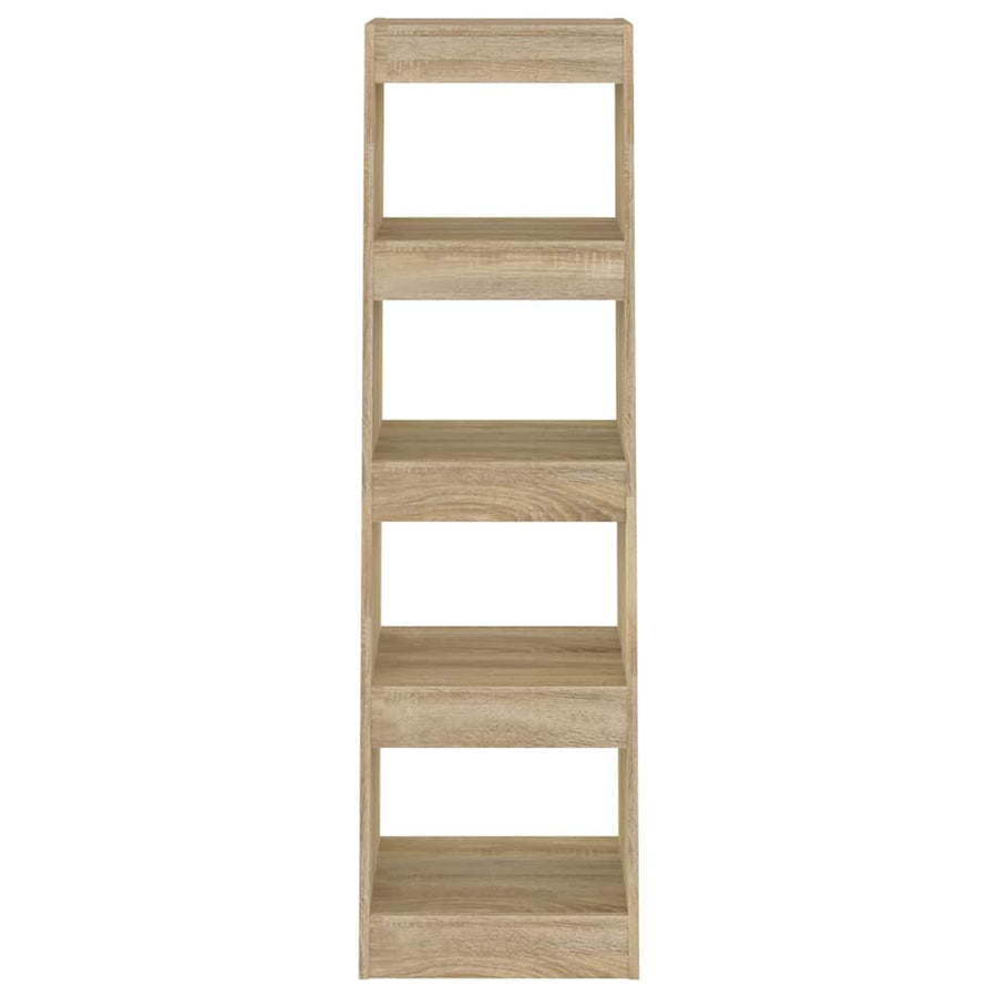 Book Cabinet/Room Divider Sonoma Oak 40x30x135 cm