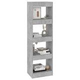 Book Cabinet/Room Divider Concrete Grey 40x30x135 cm - 45-Degree Angle
