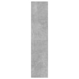 Book Cabinet/Room Divider Concrete Grey 40x30x135 cm