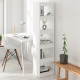 Book Cabinet/Room Divider White 40x30x166 cm