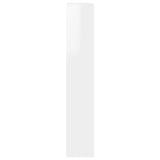 Book Cabinet/Room Divider High Gloss White 40x30x166 cm