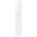 Book Cabinet/Room Divider High Gloss White 40x30x166 cm - Rear View