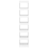 Book Cabinet/Room Divider White 40x30x198 cm
