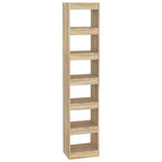Book Cabinet/Room Divider Sonoma Oak 40x30x198 cm