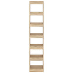 Book Cabinet/Room Divider Sonoma Oak 40x30x198 cm